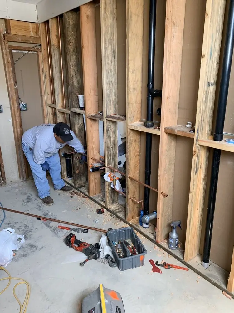 Commercial rough-in plumbing for Commercial Plumbing in Rockland Woods